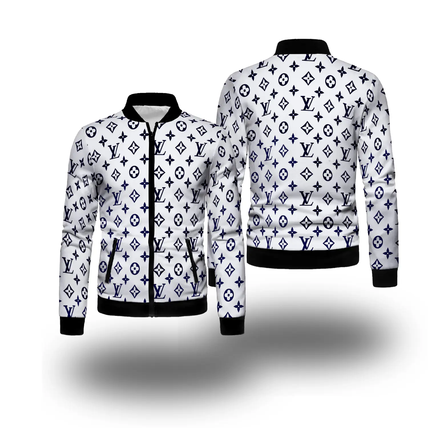 Louis vuitton varsity zipper tracksuit jacket hot trend 2525